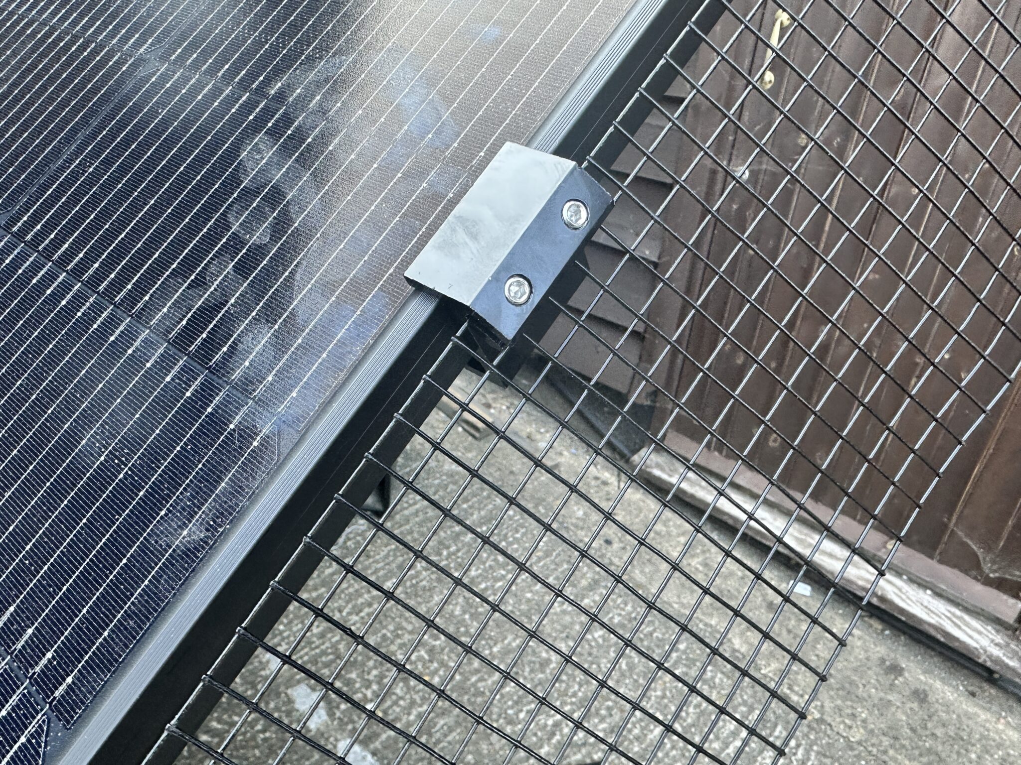 Solar Panel Protection Mesh with Clamp Fixings | Solar Panel Pigeon ...